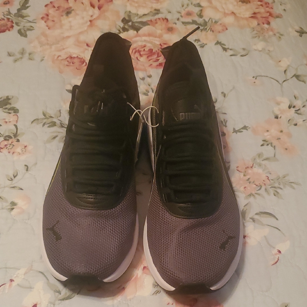 Puma Black and Gray Sneakers